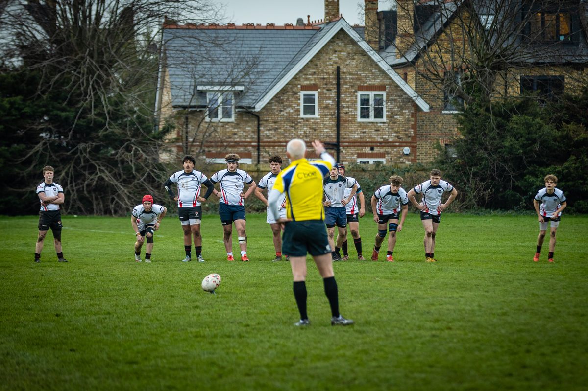 Team lineup before kick-off